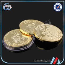 Panda gold plated coin